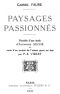 [Gutenberg 64290] • Paysages Passionnés